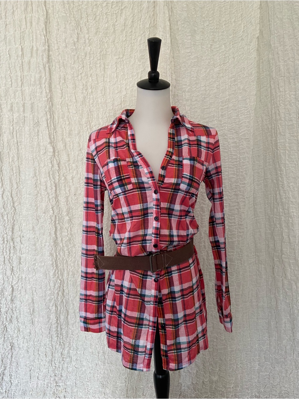 RNB Multicolor Plaid Button-Up Shirt